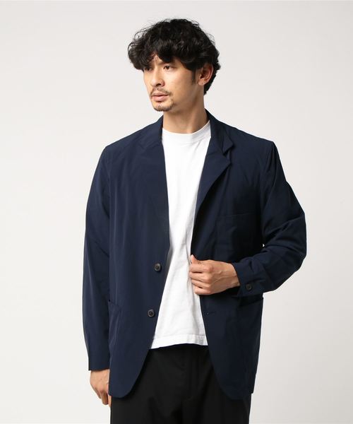 koe（コエ）の「2wayストレッチアンコンジャケット（テーラードジャケット・メンズ・ブラック/ネイビー・L/M/S）」の2枚目の写真