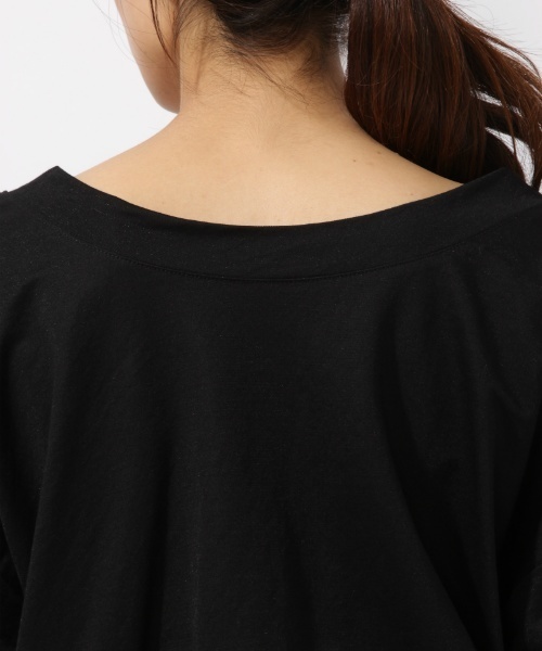 laboratory work（ラボラトリーワーク）の「2wayカシュクールプルオーバー（Tシャツ/カットソー・レディース・ホワイト/ブラック/ダークオレンジ・MEDIUM）」の11枚目の写真