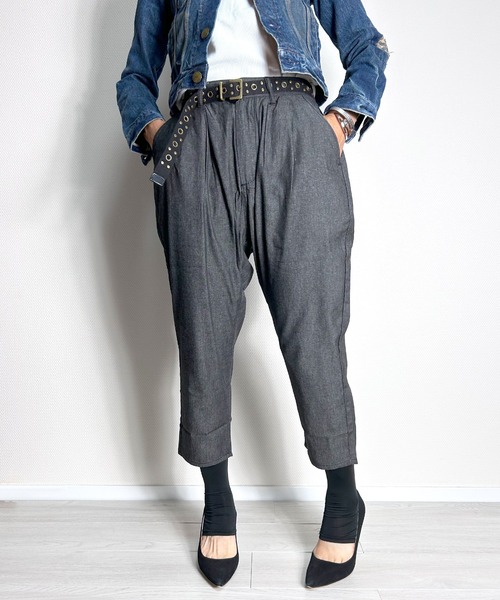 新品タグ付き　アーバンリサーチ　かぐれ　デニムクロップドパンツ　イージーパンツ 2025年最新】かぐれ デニム・ジーンズの人気アイテム - メルカリ