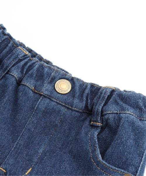 apres les cours（アプレレクール）の「ニットデニムパンツ（その他パンツ・キッズ・ネイビー/ブルー/オフホワイト/サックスブルー・90/100/80/110/120/130/140）」の10枚目の写真