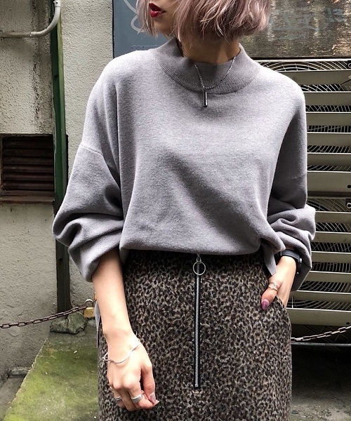 Pageboy ページボーイ の ハイネックボリュームスリーブニット ニット セーター Wear