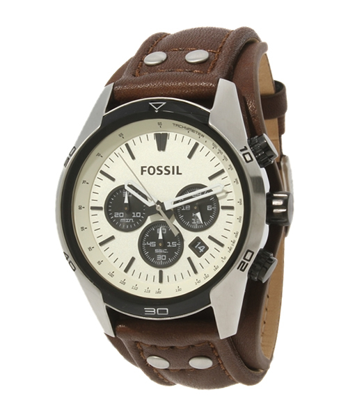 bpr BEAMS(ビーピーアール ビームス )の「FOSSIL / COACHMAN (CH2890・2891)クロノグラフ(アナログ腕時計・メンズ・ホワイト/ブラック・ONE SIZE)」の2枚目の写真