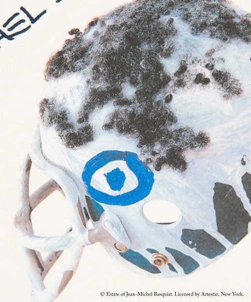 JEAN-MICHEL BASQUIAT x glamb Tシャツサイズ2 Basquiat football CS（Tシャツ/カットソー）｜glamb（グラム