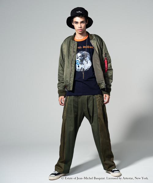 【コラボ】JEAN-MICHEL BASQUIAT × glamb MA-1 コラボ】JEAN-MICHEL BASQUIAT × glamb MA-1