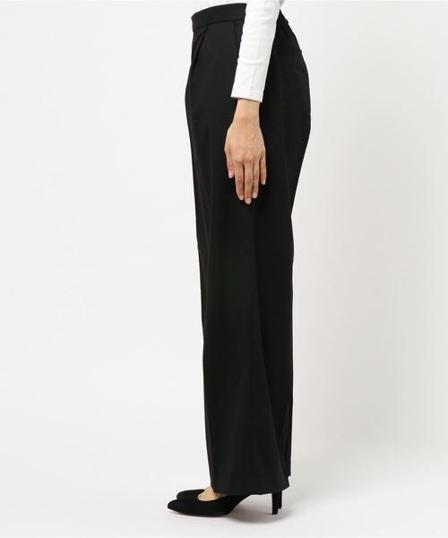 AZUL by moussy(アズールバイマウジー)の「WarmタックワイドPT(その他パンツ・レディース・ブラック/ブラウン/ブラック系その他・SMALL/MEDIUM/LARGE)」の6枚目の写真