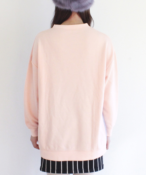 WEGO（ウィゴー）の「WEGO/Coca-Colaスウェット（スウェット・レディース・ブルー/ライトピンク・FREE）」の4枚目の写真