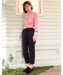 Kastane | 【Kastane】ウールチェックイージーテーパードPT(スラックス)