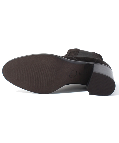 Ray BEAMS（レイビームス）の「PAM / スエード サイドゴア ショートブーツ（ブーツ・レディース・ブラック/ブラウン系その他・36/37/38/39/35）」の4枚目の写真