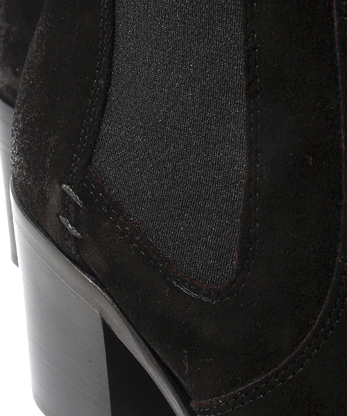 Ray BEAMS（レイビームス）の「PAM / スエード サイドゴア ショートブーツ（ブーツ・レディース・ブラック/ブラウン系その他・36/37/38/39/35）」の8枚目の写真