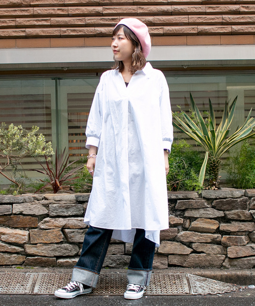 CA4LA（カシラ）の「BIG-B S1（ハンチング/ベレー帽・レディース・ブラック/グリーン/ピンク/ベージュ/グレー/イエロー・ONESIZE）」の7枚目の写真