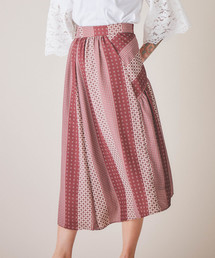 aquagirl | 【aquagirl】パネル柄フレアミモレスカート(スカート)