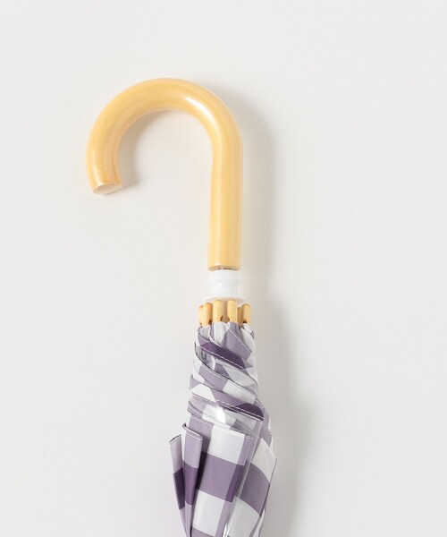 こども ビームス（コドモビームス）の「ギンガム 長傘 （45～50cm）（長傘・キッズ・バイオレット・45cm/50cm）」の13枚目の写真