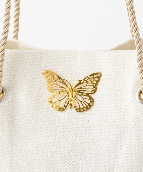 one after another NICE CLAUP(ワンアフターアナザーナイスクラップ)の「【Petite by NICE CLAUP】 スクエアトートバッグ(ショルダーバッグ・レディース・アイボリー/ベージュ・FREE)」の17枚目の写真