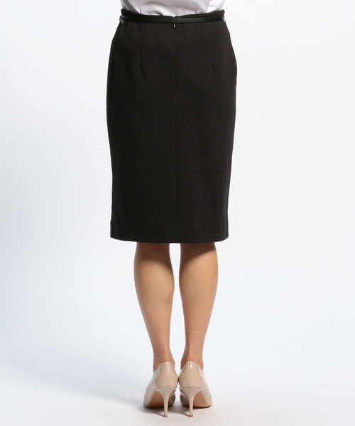 NARACAMICIE（ナラカミーチェ）の「ポンチベルト付タイトスカート（スカート・レディース・ブラック/ボルドー・SMALL/MEDIUM/LARGE）」の9枚目の写真