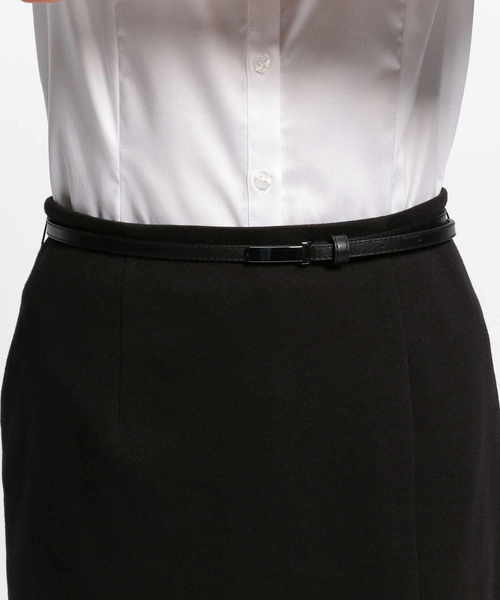 NARACAMICIE（ナラカミーチェ）の「ポンチベルト付タイトスカート（スカート・レディース・ブラック/ボルドー・SMALL/MEDIUM/LARGE）」の8枚目の写真