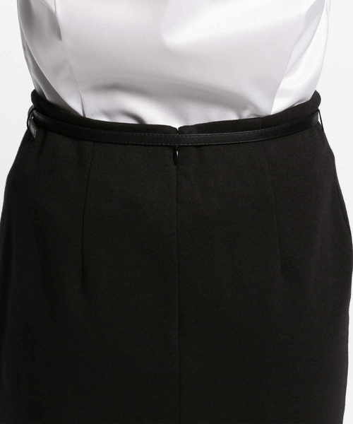 NARACAMICIE（ナラカミーチェ）の「ポンチベルト付タイトスカート（スカート・レディース・ブラック/ボルドー・SMALL/MEDIUM/LARGE）」の7枚目の写真