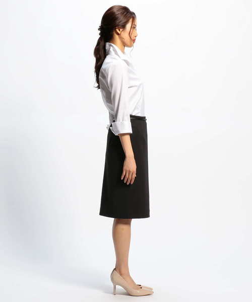 NARACAMICIE（ナラカミーチェ）の「ポンチベルト付タイトスカート（スカート・レディース・ブラック/ボルドー・SMALL/MEDIUM/LARGE）」の14枚目の写真