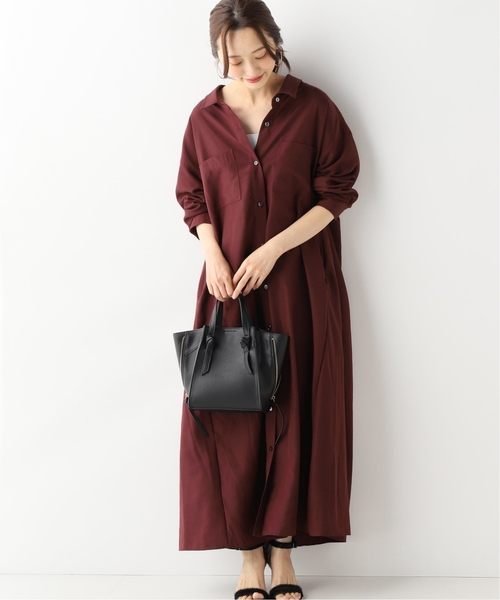 フレアシャツワンピース シャツワンピース ワンピース Slobe Iena スローブイエナ のファッション