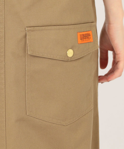 SHIPS（シップス）の「【SHIPS別注】UNIVERSAL OVERALL: Vネックジャンパースカート◇（ワンピース・レディース・ベージュ系その他・ONE SIZE）」の10枚目の写真