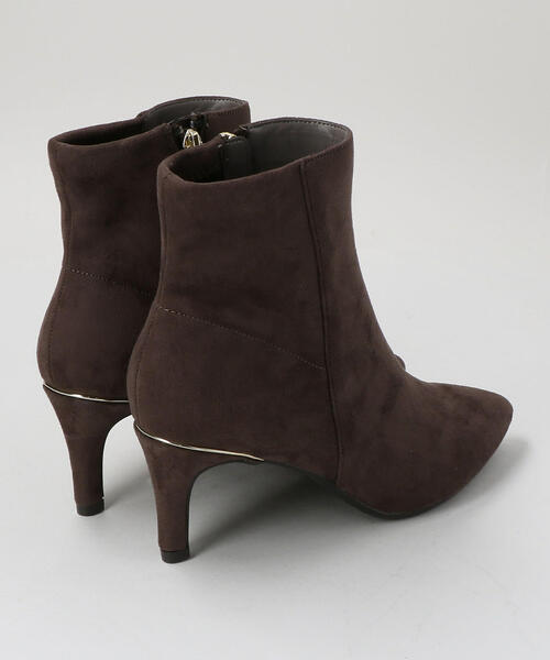 green label relaxing（グリーンレーベルリラクシング）の「◆FFC ポインテッド ショートブーツ(7cmヒール)（ブーツ・レディース・グレー/ブラック/ダークブラウン・MEDIUM/SMALL/LARGE/LL）」の15枚目の写真