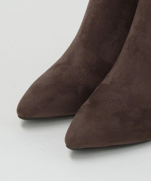 green label relaxing（グリーンレーベルリラクシング）の「◆FFC ポインテッド ショートブーツ(7cmヒール)（ブーツ・レディース・グレー/ブラック/ダークブラウン・MEDIUM/SMALL/LARGE/LL）」の17枚目の写真