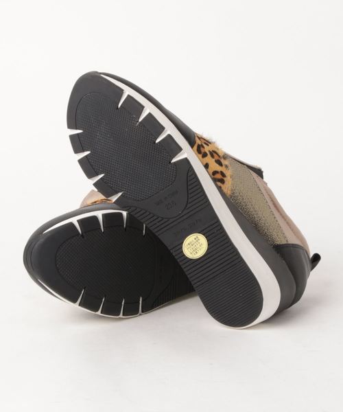 cava cava（サヴァサヴァ）の「〈cava cava（サヴァサヴァ）〉コンビスニーカー（スニーカー・レディース・ブラック/レオパード・22.5cm/23.5cm/24.5cm/23.0cm/24.0cm）」の4枚目の写真