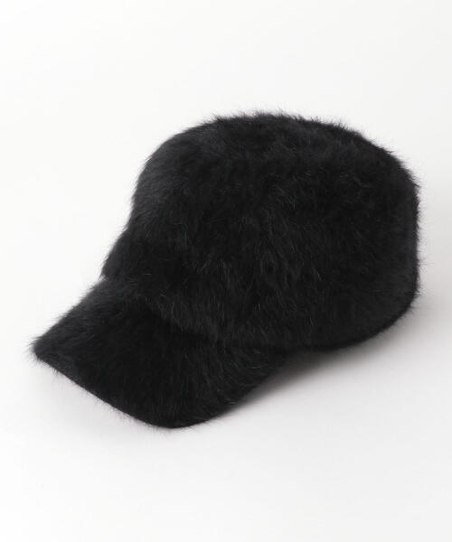 green label relaxing（グリーンレーベルリラクシング）の「FFC ヘアリー キャップ（キャップ・レディース・ブラック/モカ・FREE）」の2枚目の写真