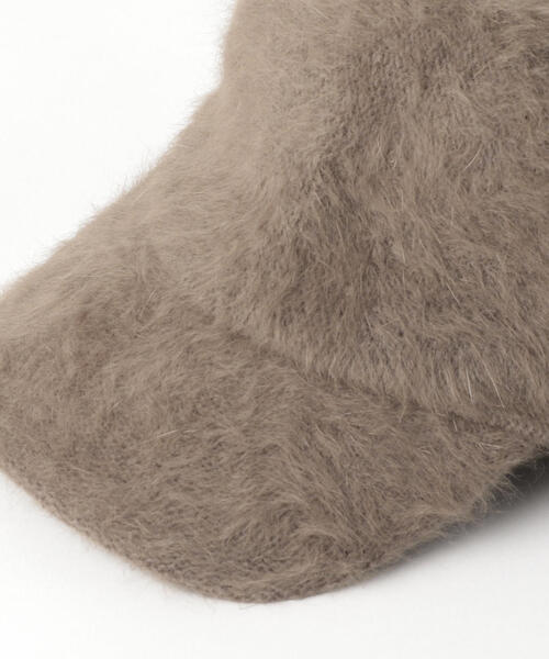 green label relaxing（グリーンレーベルリラクシング）の「FFC ヘアリー キャップ（キャップ・レディース・ブラック/モカ・FREE）」の6枚目の写真