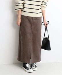 SLOBE IENA | コーデュロイタイトロングスカート◆(スカート)