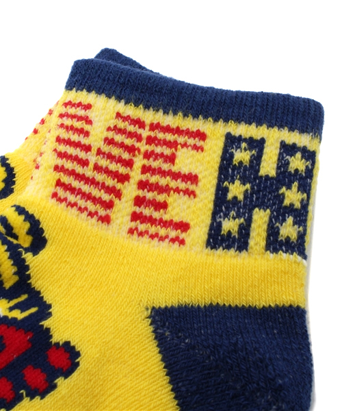HYSTERIC MINI（ヒステリックミニ）の「BABY I LOVE HYSTERIC ソックス（ソックス/靴下・キッズ・ホワイト/ブラック/イエロー・11/9/13）」の5枚目の写真
