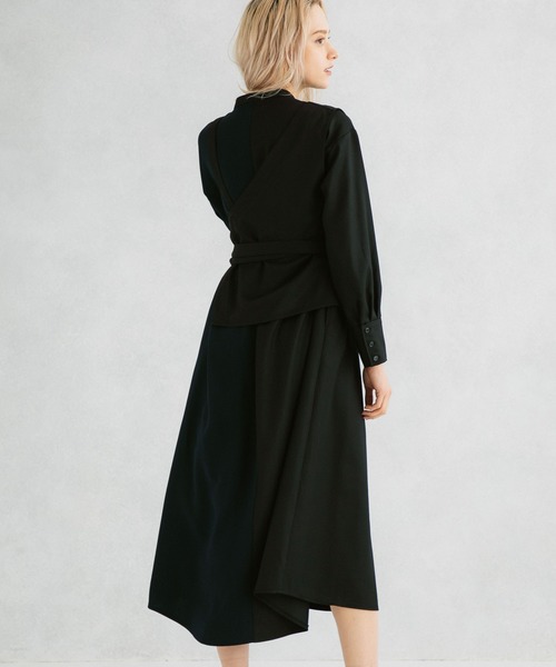 美品　ユナイテッドトウキョウ　ビスチェコンビワンピース　セット　単体着用可能♪ UNITED TOKYO（ユナイテッドトウキョウ）の「ニットビスチェ