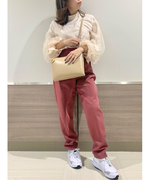 COLORS & chouette(カラーズアンドシュエット)の「ダブルポーチショルダーバッグ(ショルダーバッグ・レディース・ベージュ/ネイビー/ピンク/キャメル/ライトブルー・FREE)」の17枚目の写真