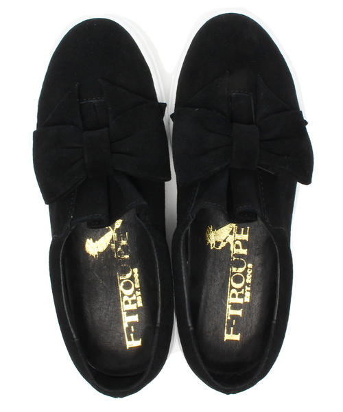 VIA BUS STOP(ヴィアバスストップ)の「F-TROUPE スニーカー(スニーカー・レディース・ブラック系/レッド系・36/37/38)」の3枚目の写真