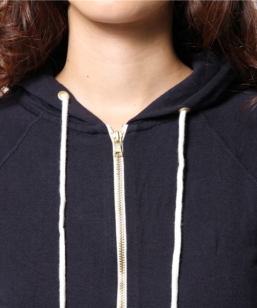 SHIPS for women(シップスフォーウィメン)の「コットンカシミヤ 裏毛ジップパーカ(パーカー・レディース・ホワイト/グレー/ネイビー・38/36)」の8枚目の写真