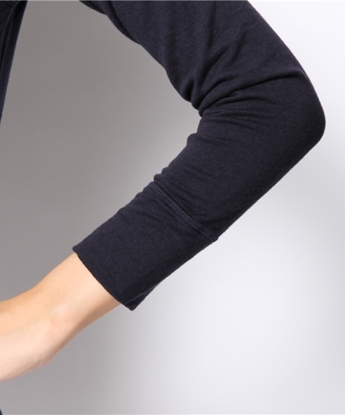 SHIPS for women(シップスフォーウィメン)の「コットンカシミヤ 裏毛ジップパーカ(パーカー・レディース・ホワイト/グレー/ネイビー・38/36)」の10枚目の写真