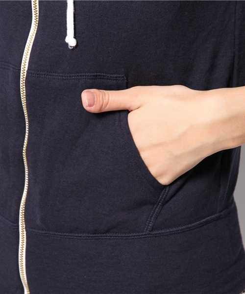 SHIPS for women(シップスフォーウィメン)の「コットンカシミヤ 裏毛ジップパーカ(パーカー・レディース・ホワイト/グレー/ネイビー・38/36)」の11枚目の写真