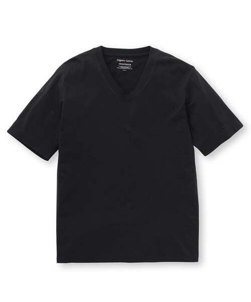 DRESSTERIOR（ドレステリア）の「◆天竺オーガニックコットン（綿）VネックTシャツ（Tシャツ/カットソー・メンズ・ホワイト/ブラック・90/91/92）」の18枚目の写真