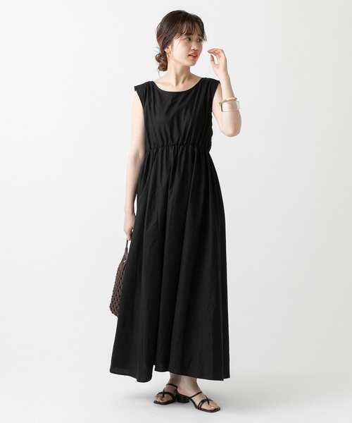 mystic（ミスティック）の「BACKクロスワンピース（ワンピース・レディース・ブラック/ベージュ/オレンジ・FREE）」の10枚目の写真