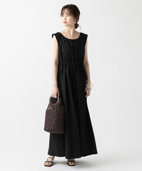 mystic（ミスティック）の「BACKクロスワンピース（ワンピース・レディース・ブラック/ベージュ/オレンジ・FREE）」の13枚目の写真