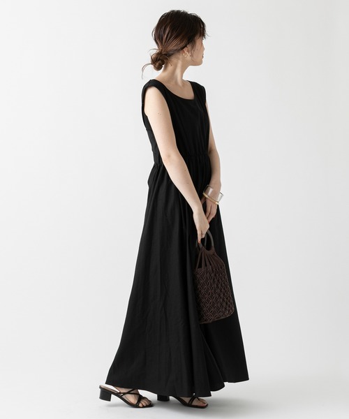 mystic（ミスティック）の「BACKクロスワンピース（ワンピース・レディース・ブラック/ベージュ/オレンジ・FREE）」の8枚目の写真