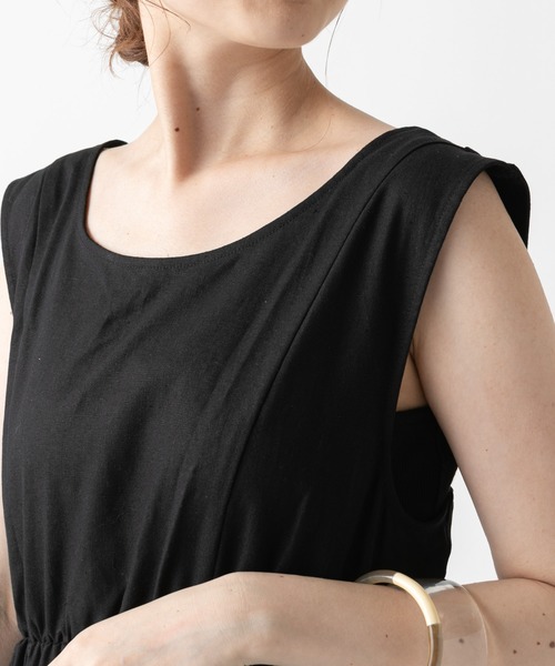 mystic（ミスティック）の「BACKクロスワンピース（ワンピース・レディース・ブラック/ベージュ/オレンジ・FREE）」の21枚目の写真