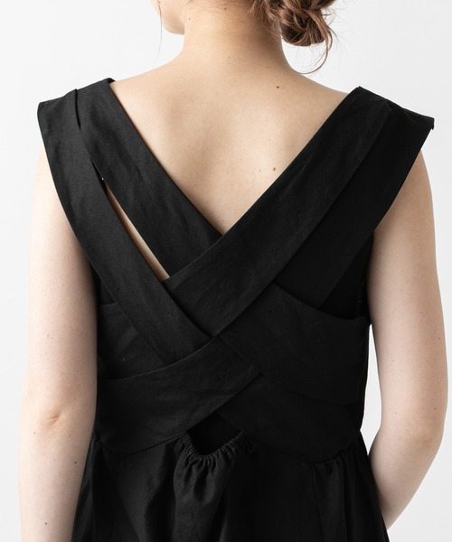 mystic（ミスティック）の「BACKクロスワンピース（ワンピース・レディース・ブラック/ベージュ/オレンジ・FREE）」の14枚目の写真