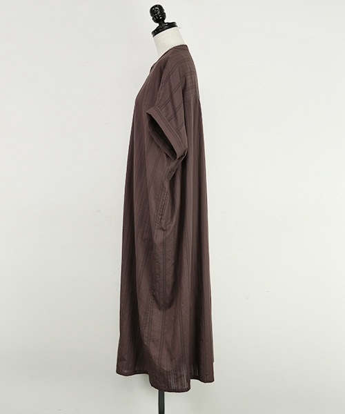 and it_（アンドイット）の「コットンドビースキッパーワンピース（ワンピース・レディース・グレー/グリーン/ブラック/アイボリー/ブラウン・M/L）」の15枚目の写真