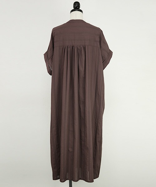 and it_（アンドイット）の「コットンドビースキッパーワンピース（ワンピース・レディース・グレー/グリーン/ブラック/アイボリー/ブラウン・M/L）」の14枚目の写真