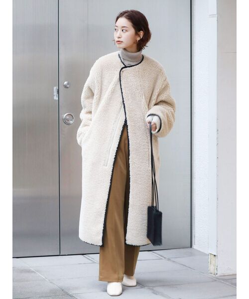 Ungrid（アングリッド）の「ストールコンビパイピングコート（ノー  