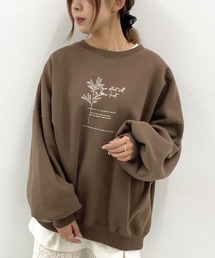 apres jour mignon | アソートプリント袖ボリュームスウェット【ZOZOTOWN限定アイテム】(スウェット)