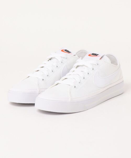 NIKE（ナイキ）の「【NIKE/ナイキ】コート レガシー キャンバス：スニーカー（スニーカー・レディース・ホワイト/ベージュ・22.5cm/23cm/23.5cm/24cm/24.5cm）」の18枚目の写真