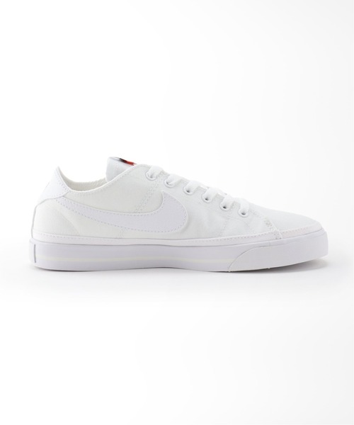 NIKE（ナイキ）の「【NIKE/ナイキ】コート レガシー キャンバス：スニーカー（スニーカー・レディース・ホワイト/ベージュ・22.5cm/23cm/23.5cm/24cm/24.5cm）」の5枚目の写真