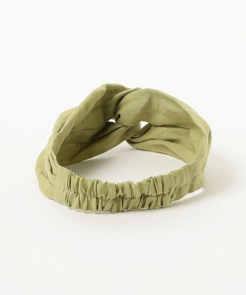 B:MING by BEAMS（ビーミングバイビームス）の「B:MING by BEAMS / リネン ヘアバンド（ヘアバンド・レディース・ブラウン/グリーン系その他/ベージュ/ブラック・ONE SIZE）」の6枚目の写真
