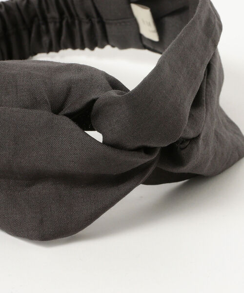 B:MING by BEAMS（ビーミングバイビームス）の「B:MING by BEAMS / リネン ヘアバンド（ヘアバンド・レディース・ブラウン/グリーン系その他/ベージュ/ブラック・ONE SIZE）」の9枚目の写真